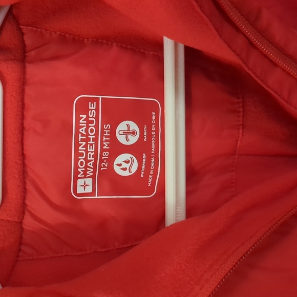 Toddler Rain suit fleece lined - Picture 2 of 3